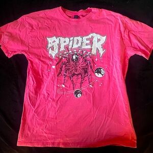 Medium size Pink Spider T-Shirt
